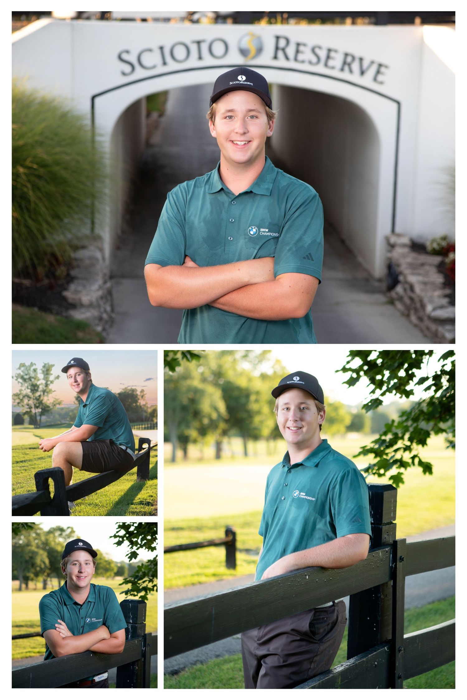 Olentangy Liberty senior pictures at a golf course.  Golf senior pictures. Golf senior pictures.