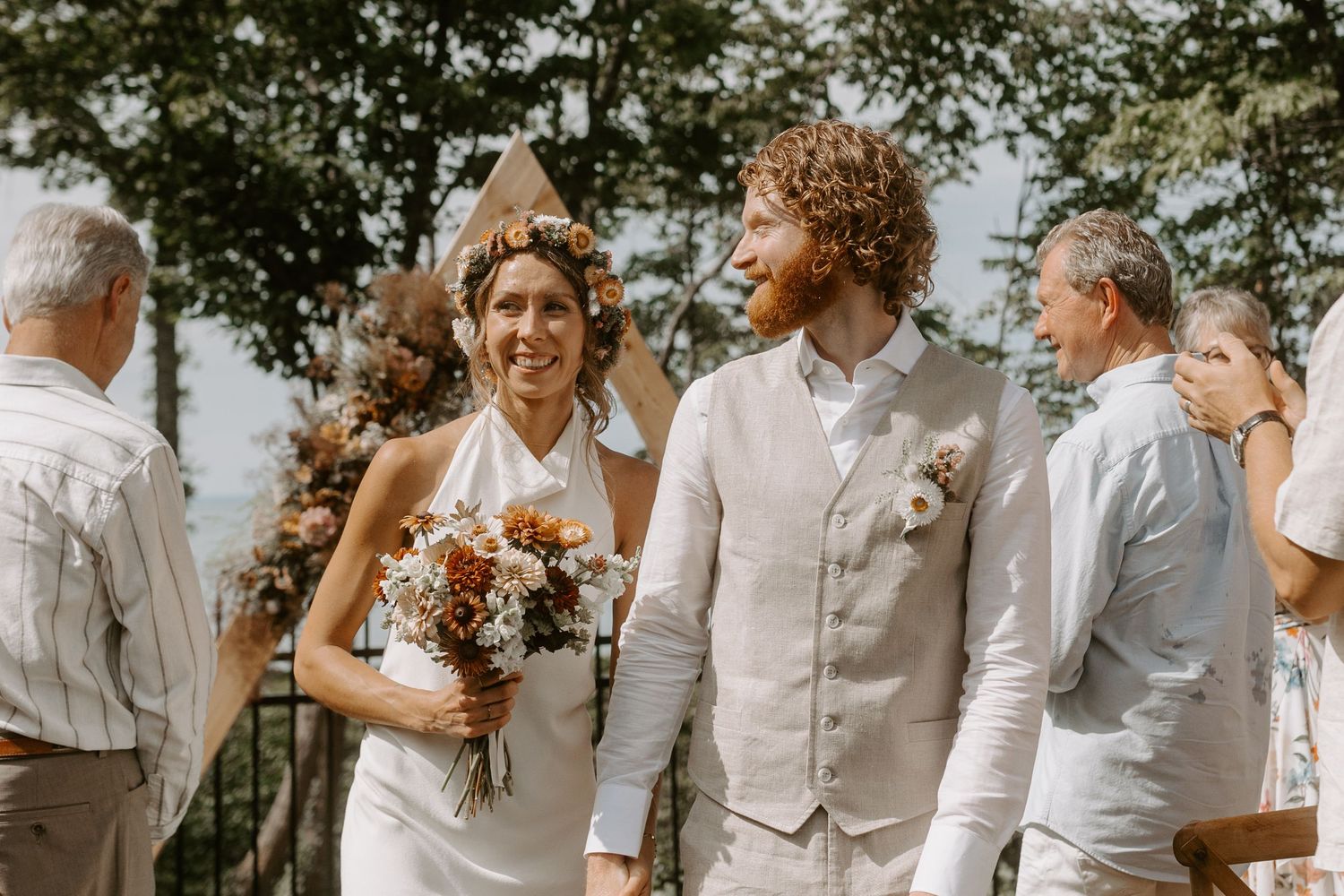 A candid, intimate wedding photography in Grimsby, Ontario