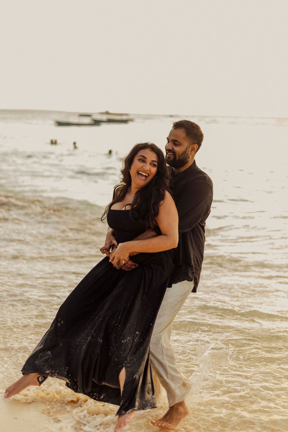 Honeymoon photoshoot in Nungwi Zanzibar beach