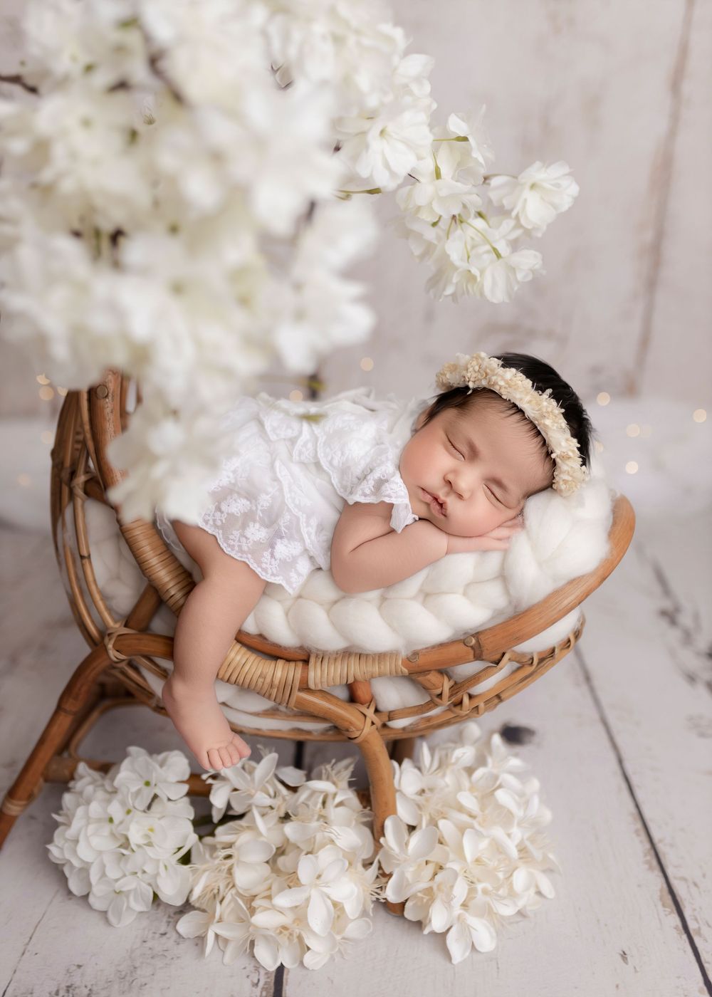 Newborn Baby on Bed, Prop, Newborn Baby Photography, East Cork, West Waterford.