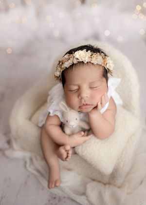 Newborn Baby on sofa, Prop, Newborn Baby Photography, East Cork, West Waterford.