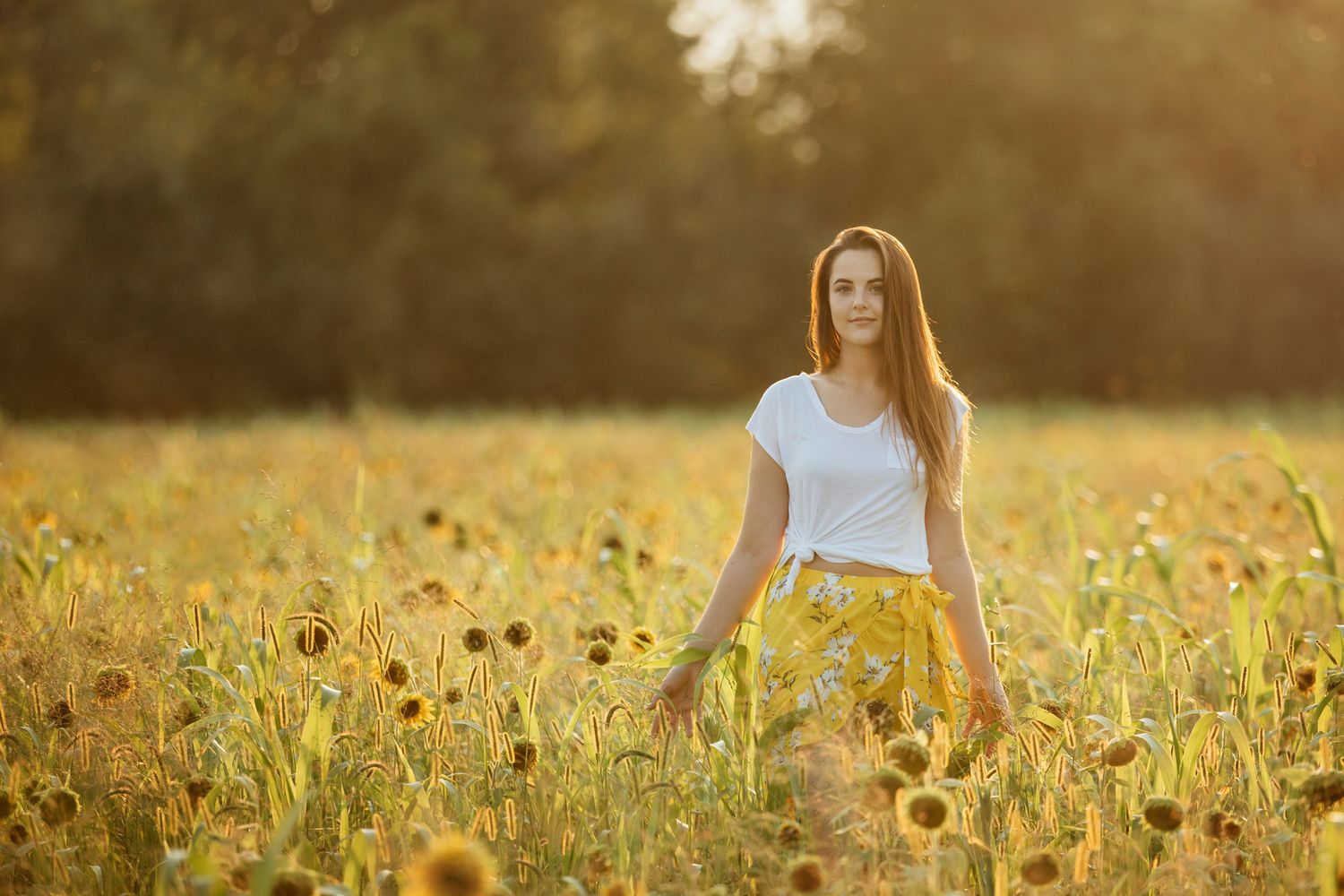 Sioux Falls flower fields for senior portraits, South Dakota flower fields, flowers for senior girl's photo shoot, Sioux Falls Senior Photos
