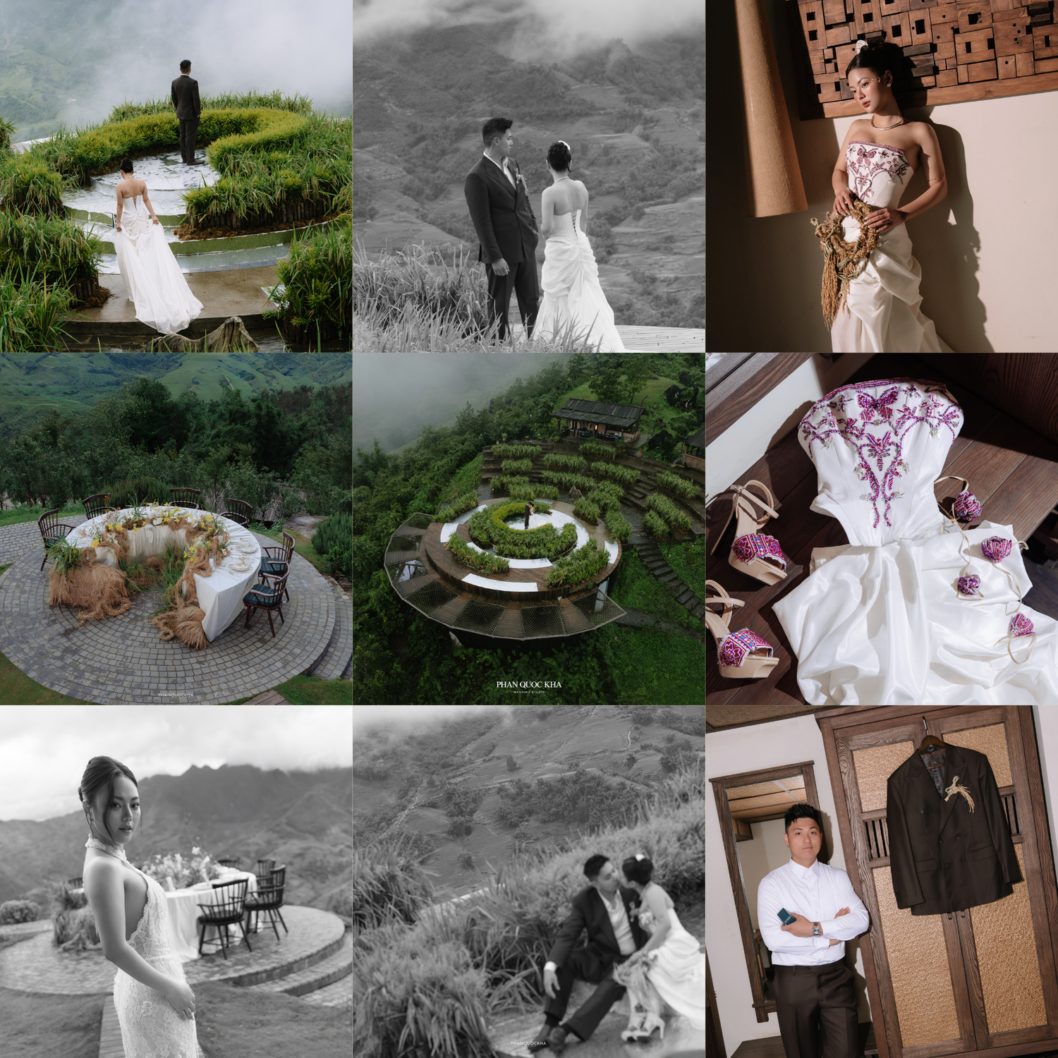 The Cycle of Rice project – Sapa wedding photographer capturing love and nature at Ville de Mont highlands