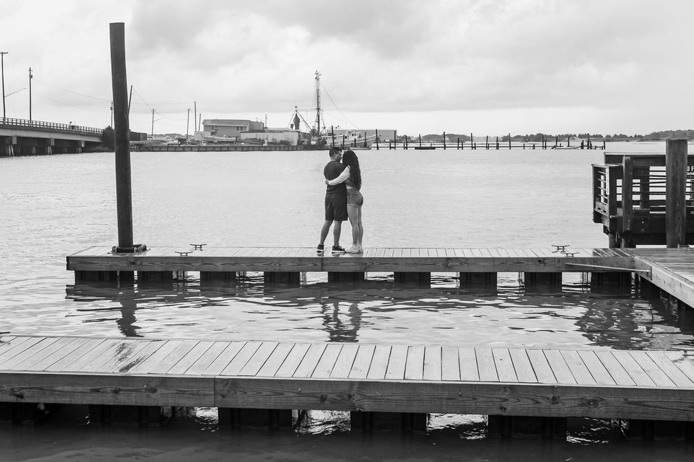 ENGAGEMENT PHOTOGRAPHY BY SAMANTHA ANN PHOTO STUDIO IN SWANSBORO NC NEAR EMERALD ISLE BEACH SURPRISE PROPOSAL PHOTOS