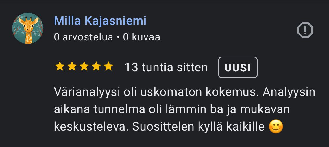 Paras Värianalyysi Helsinki