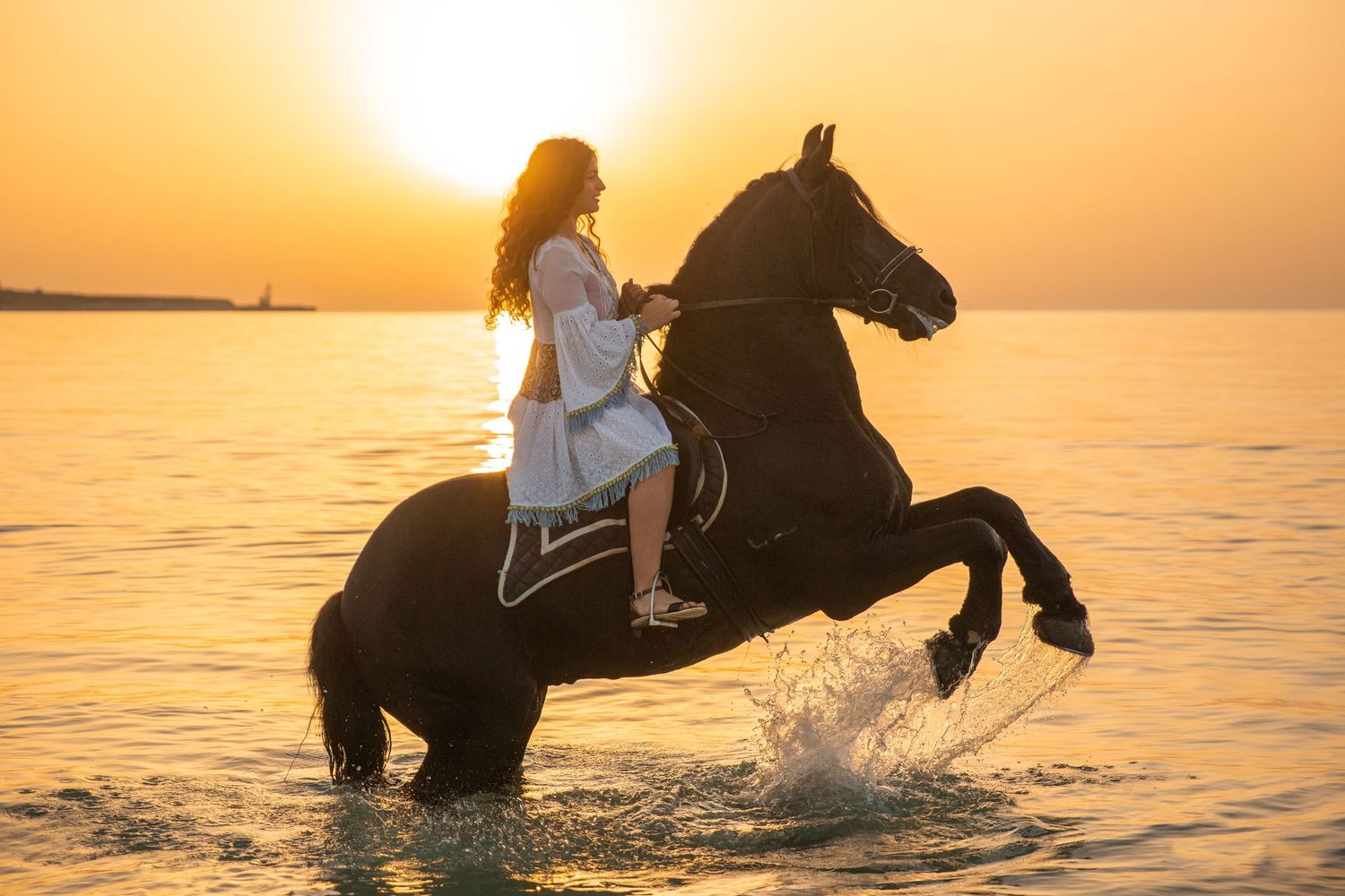 Servizio fotografico 18esimo con cavallo realizzato a siracusa