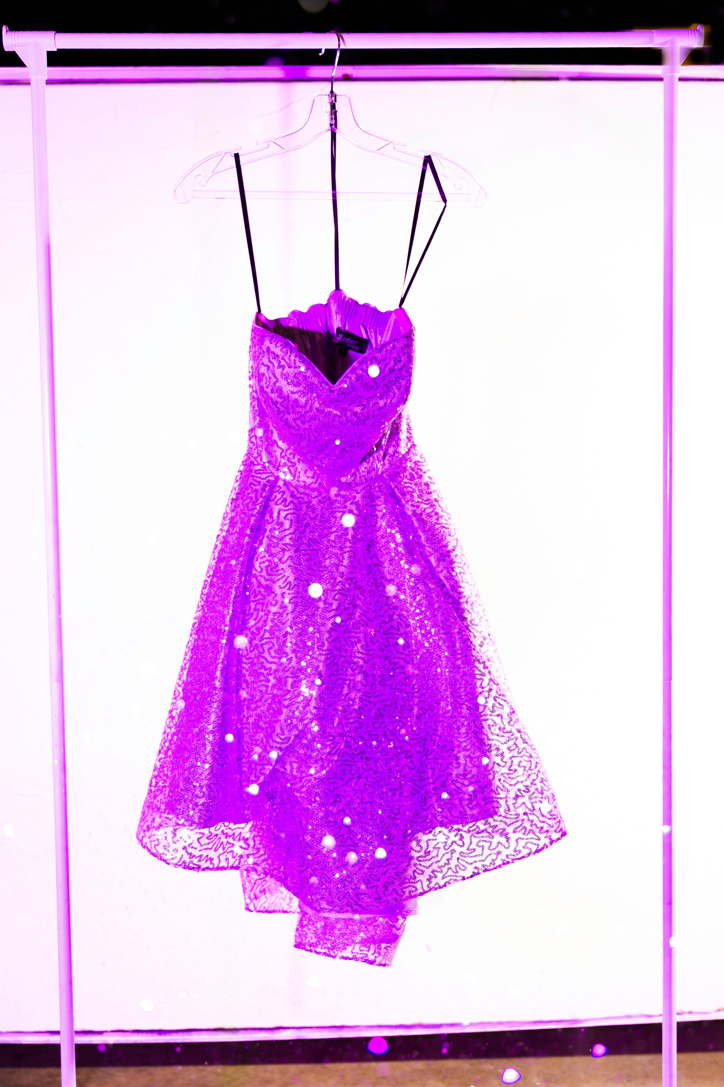 purple dress
