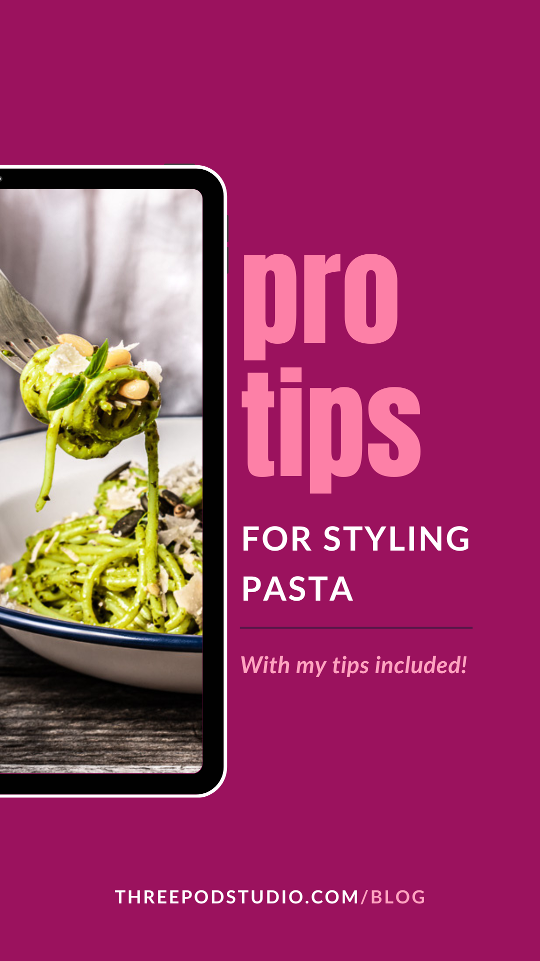 Pro Tips For Styling Pasta - Photo by © Reka Peurala - Three Pod Studio