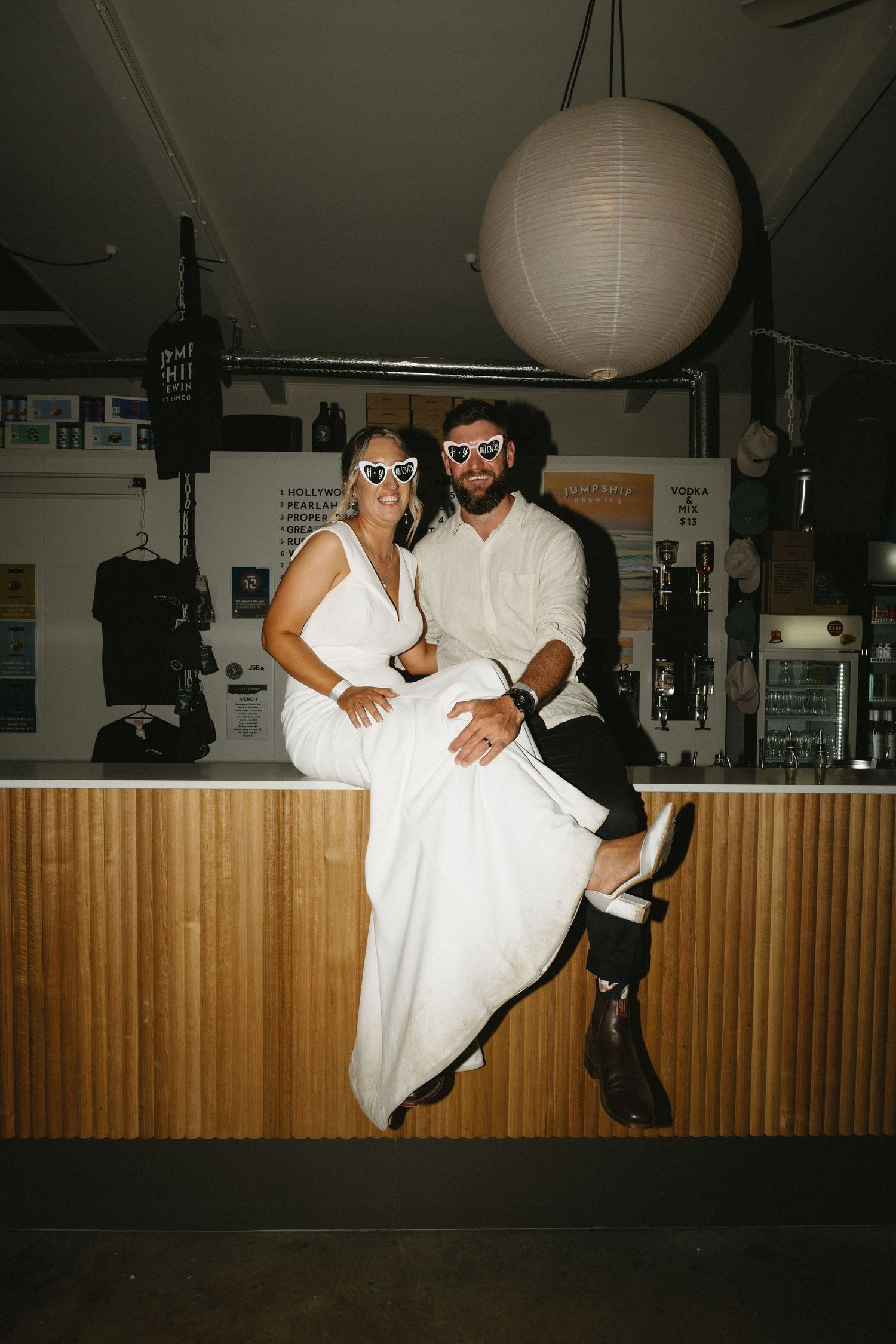 H & Y at Jumpship Brewery in Port Lincoln, South Australia
