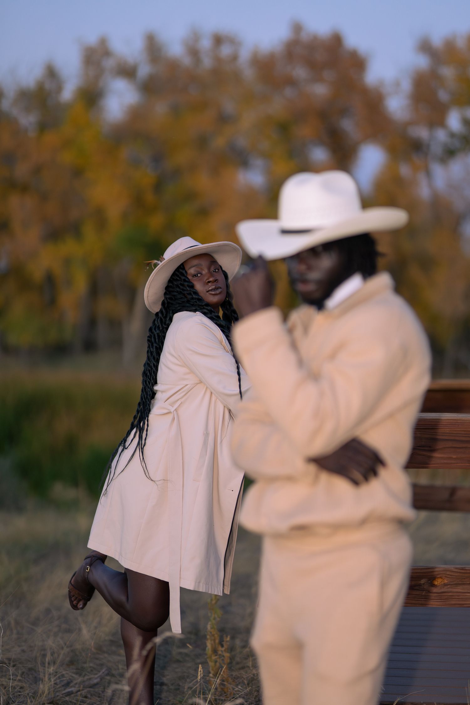 Denver Model Photography - Fall Shoot featuring two Colorado African Models Captured by KamaraImages