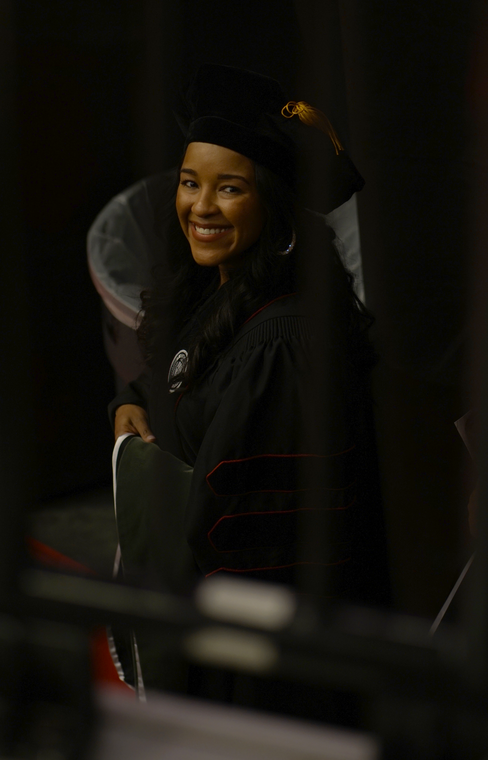 Graduation Photoshoot for new graduate, indoor at campush