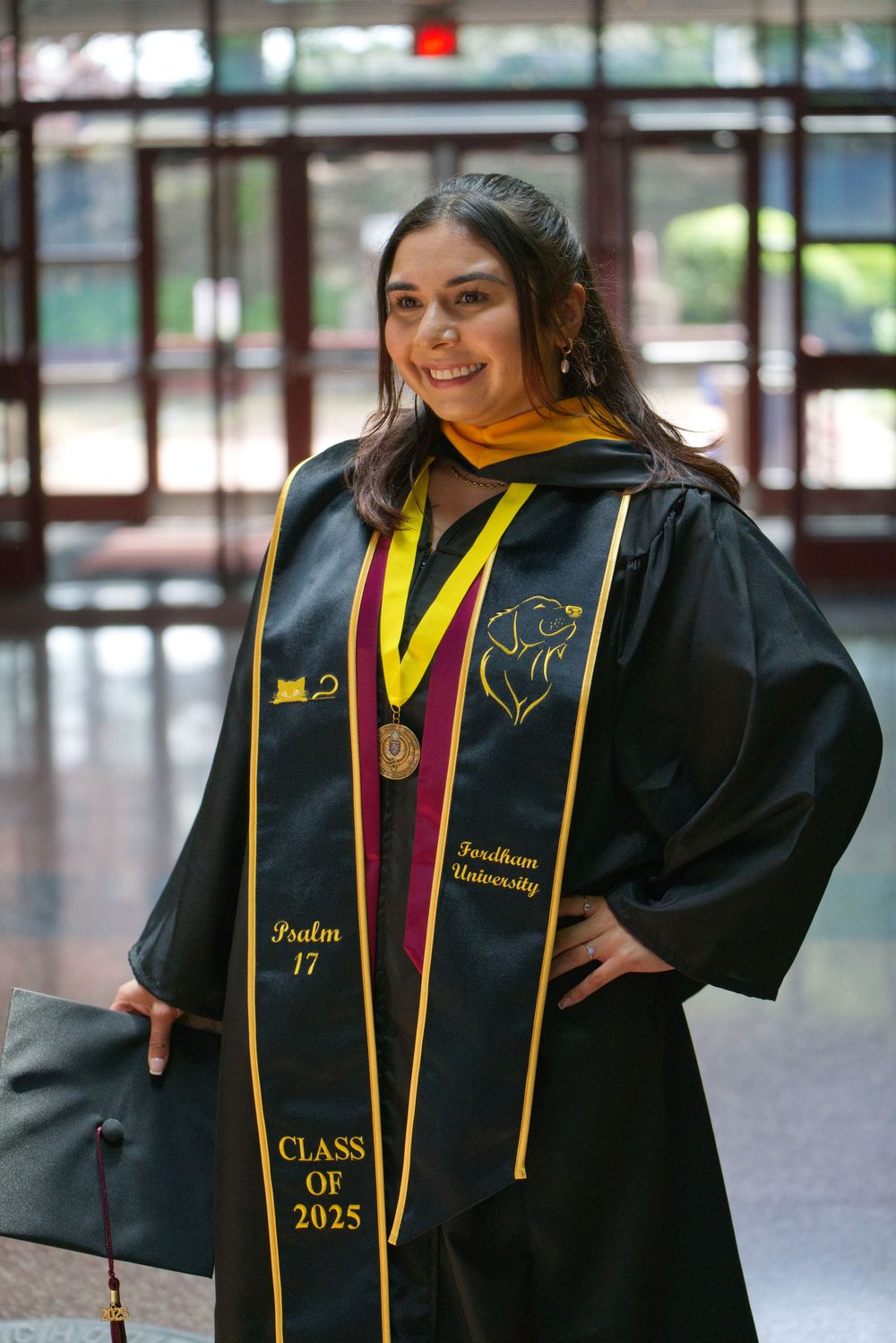 Fordham University Graduation full body