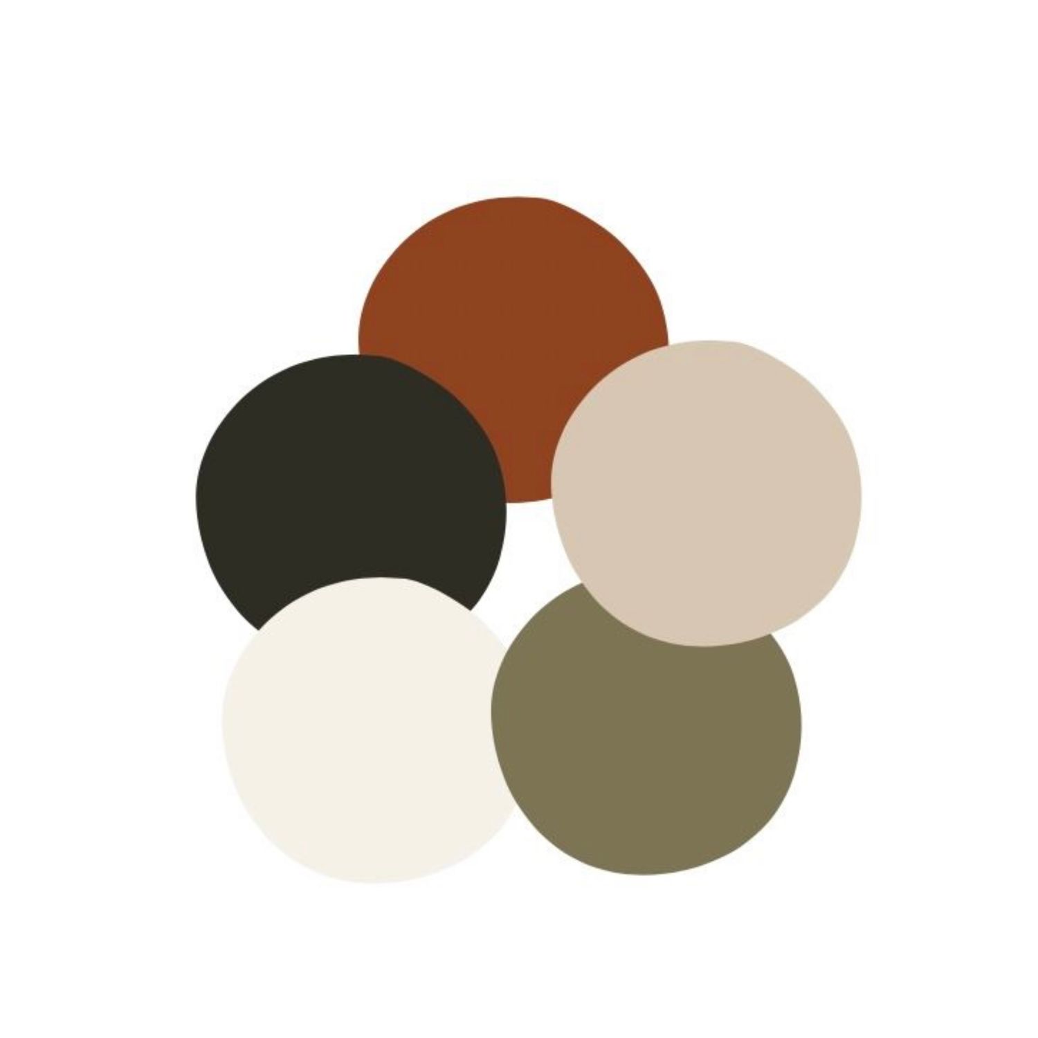 Color palette of earth tones with olive green, dark brown, beige, and cream. Engagement photo session outfit ideas. Desert elopement style.