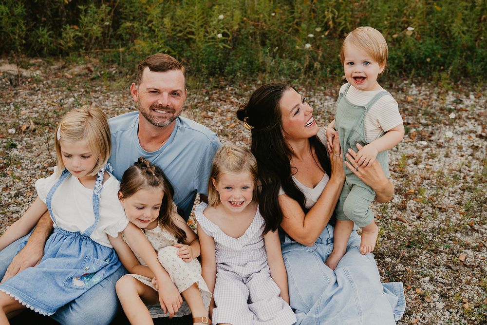 fall, family, golden hour, West Michigan, mini session
