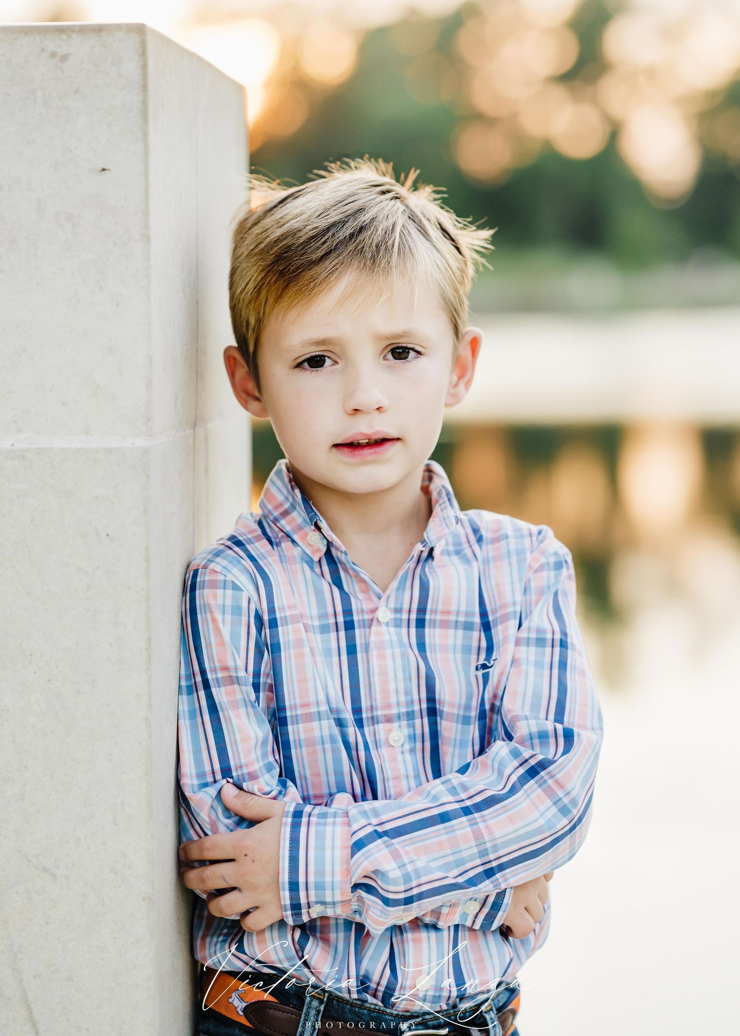 best houston family photographer golden hour
