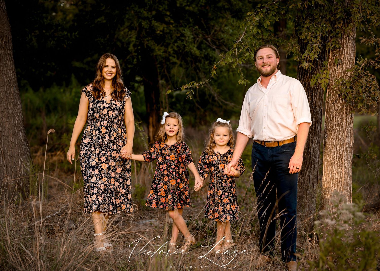 family portrait for fall minis in houston texas