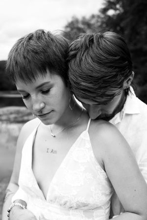 A newly married couple