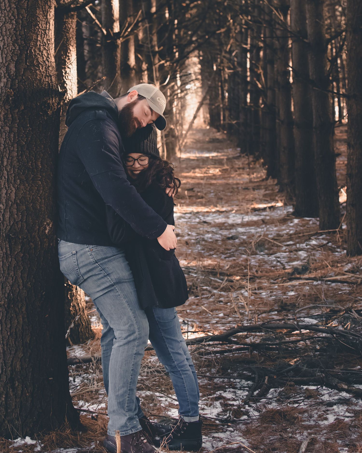 fall couple photos