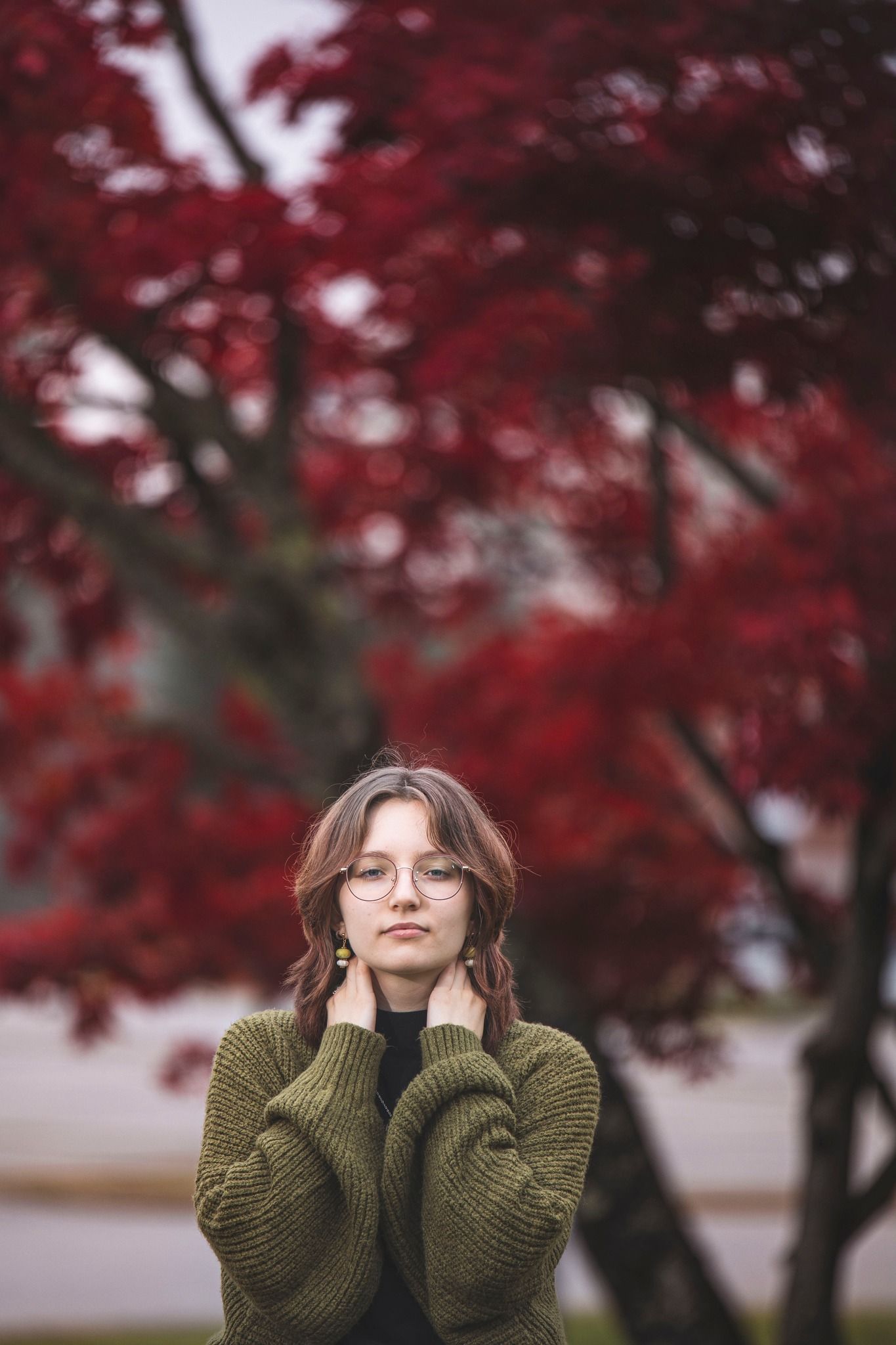 High school senior at Pineland Farms