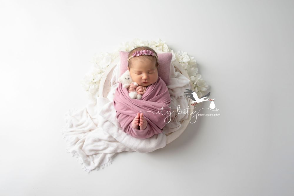 Cleveland Avon Ohio Baby Girl Newborn Photography Session