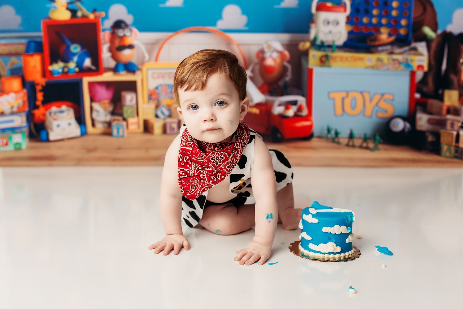 Toy story cake smash with fayefaye photography
