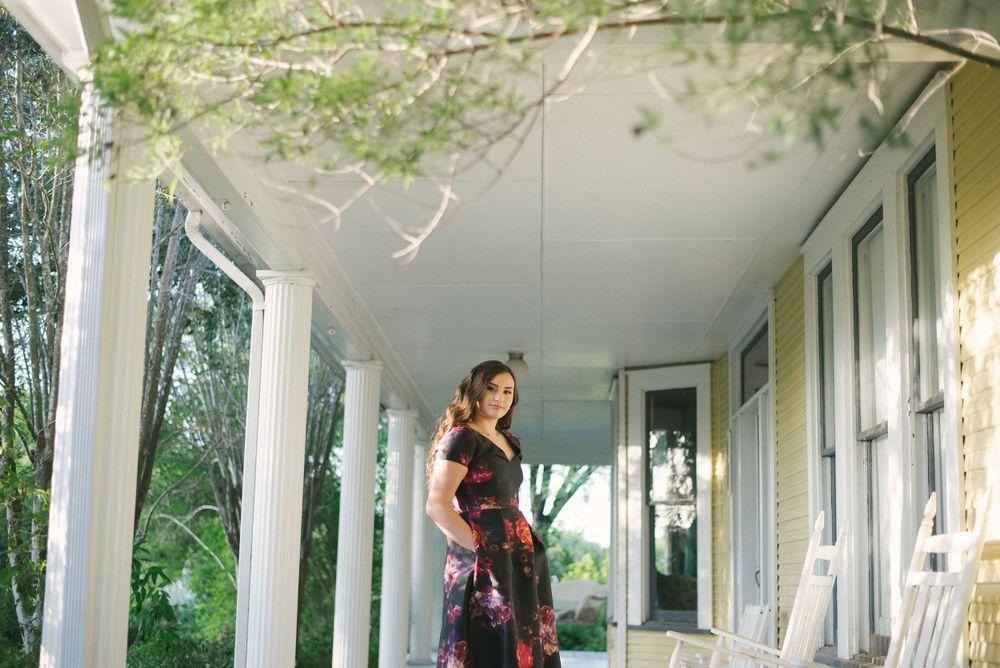 girl posing with hand in pockets. Memory lane photo spot. Mission, Texas. Wedding photography
