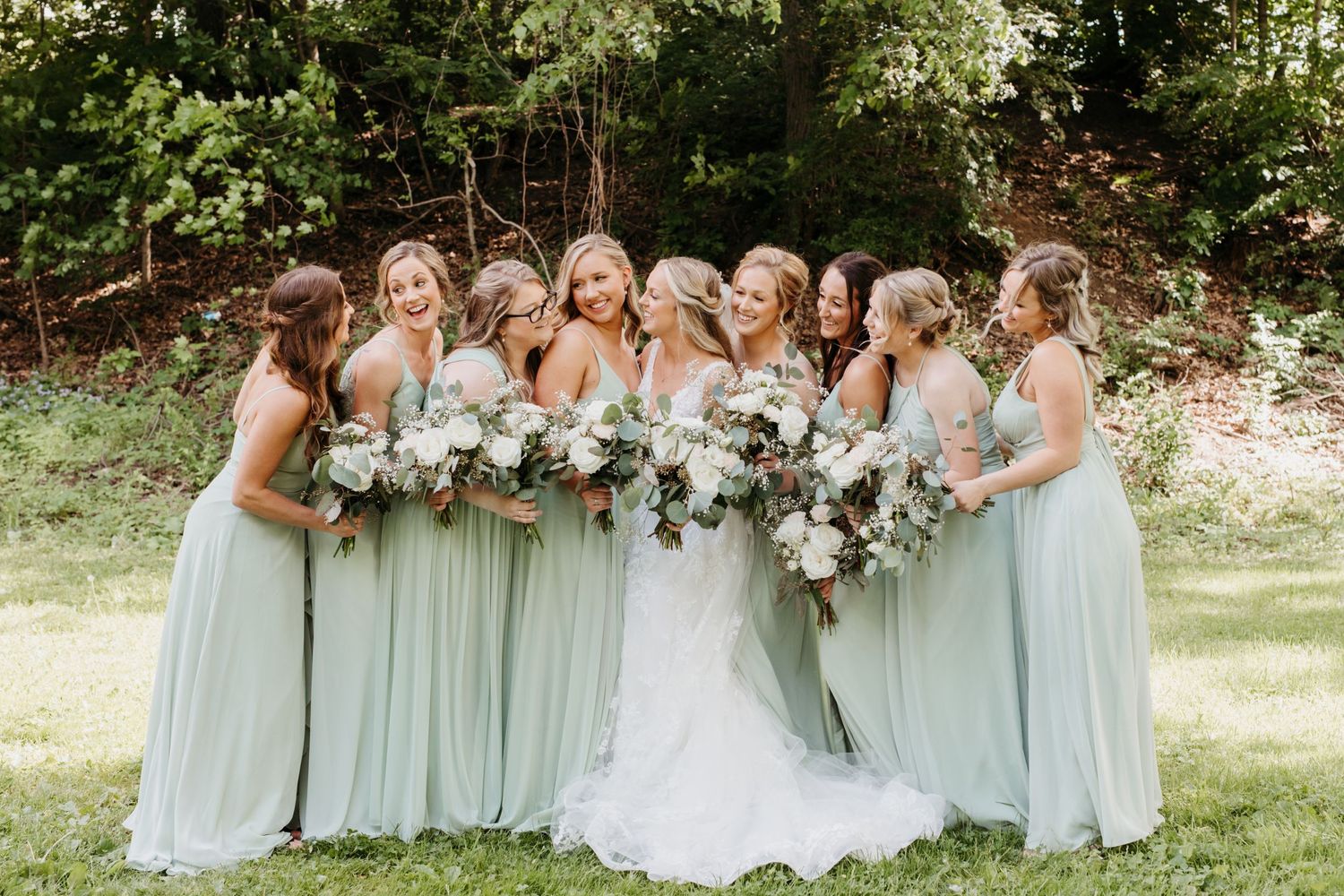 Ohio Photographer, Ohio Wedding, Wedding Photos, Bridesmaids Photos, Meadowbrook Park, Wedding Portraits,