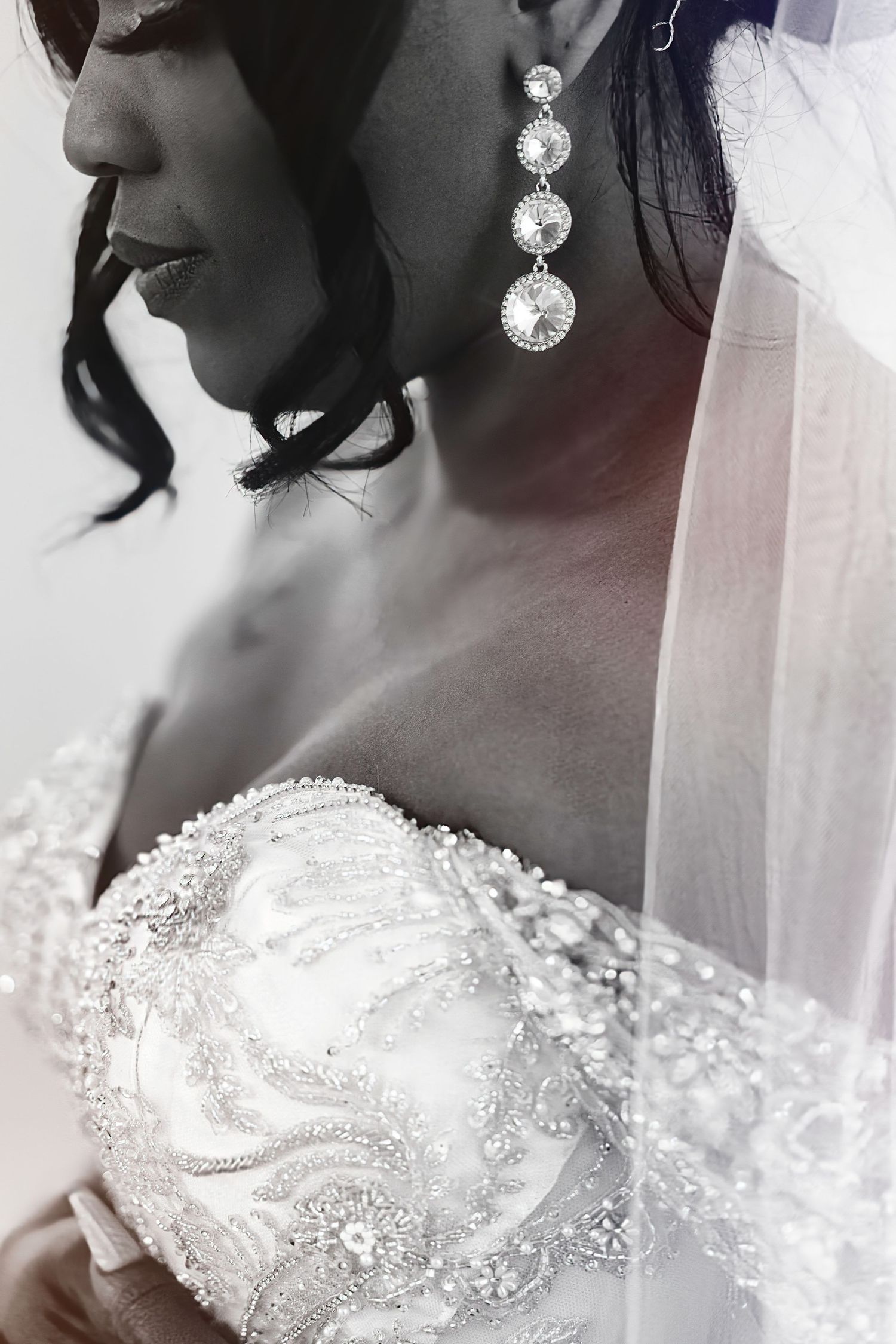 Bride in Black and White