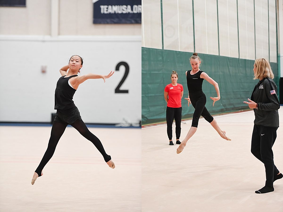 Gymnastics photographer captures jumps