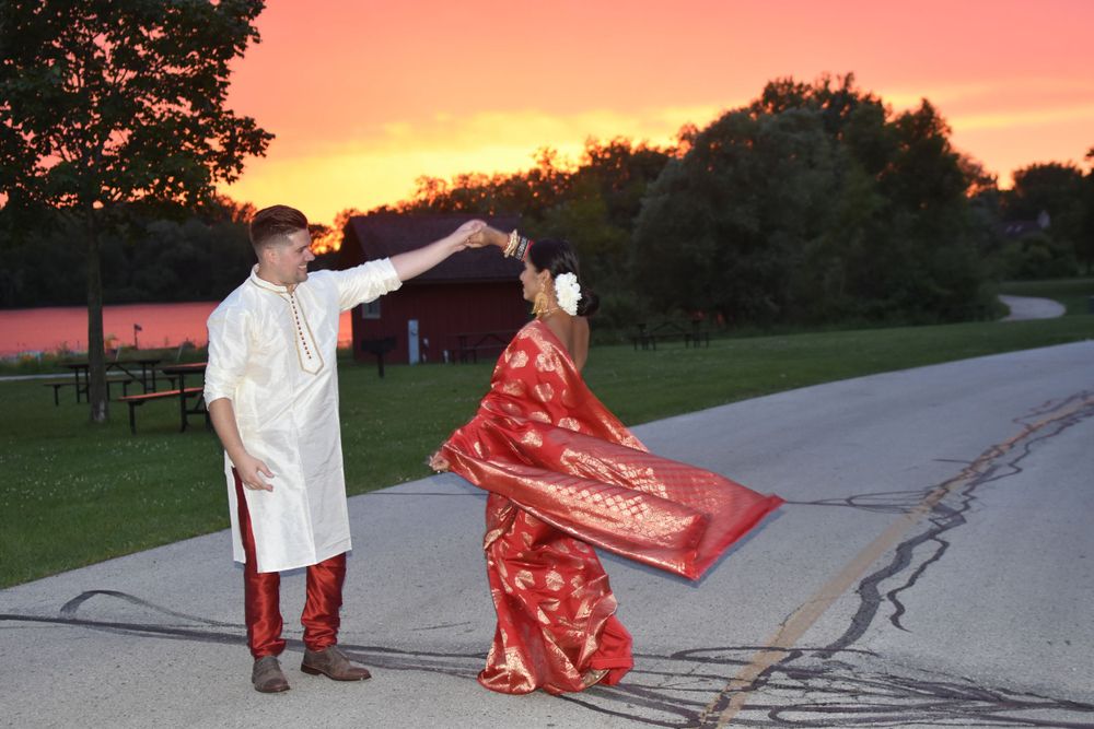 Romantic couple’s portrait in Milwaukee, captured by Florentina Marie Photography.