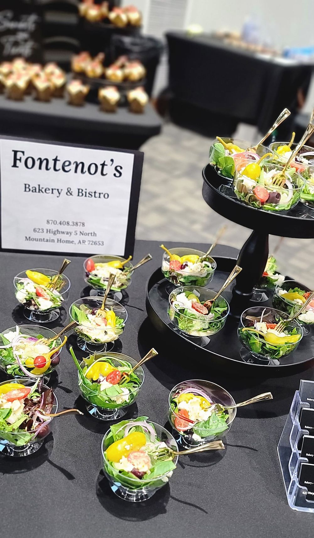 Fontenot's Bakery and Bistro at the 2024 Twin Lakes Radio Bridal Expo in Mountain Home, Arkansas