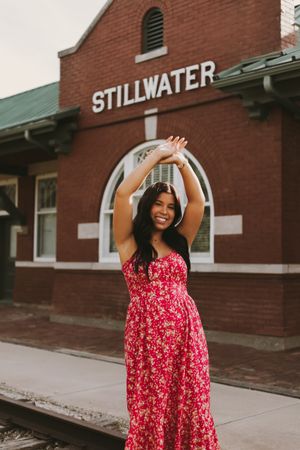 Stillwater Train Station Senior Photos