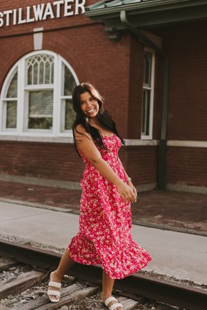 Stillwater Train Station Senior Photos