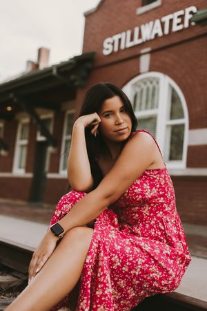 Stillwater Train Station Senior Photos