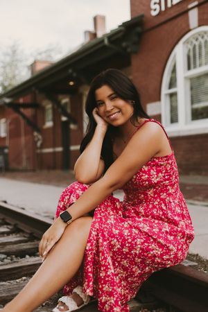 Stillwater Train Station Senior Photos