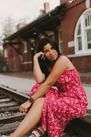 Stillwater Train Station Senior Photos
