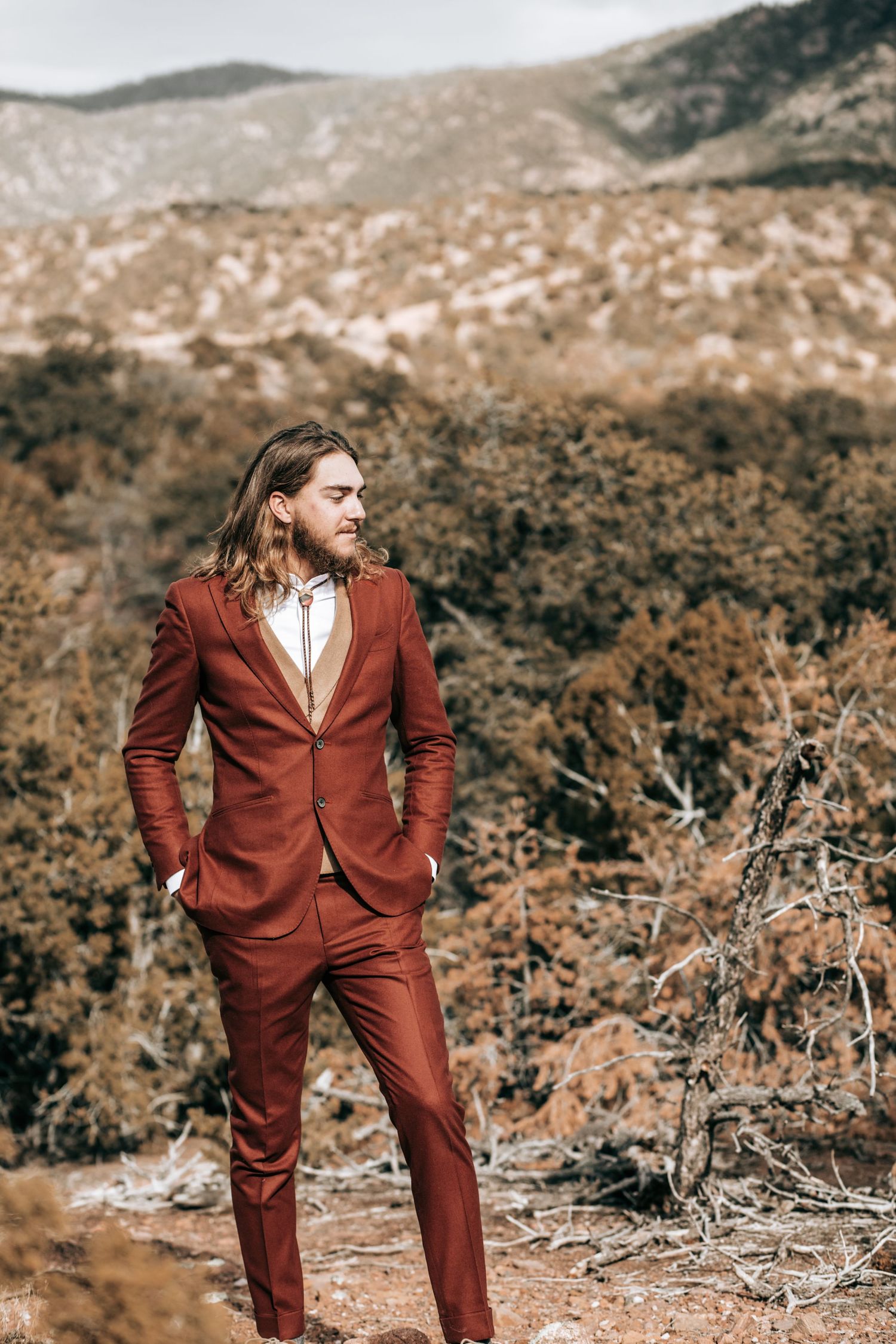 grooms portriaits in new mexico