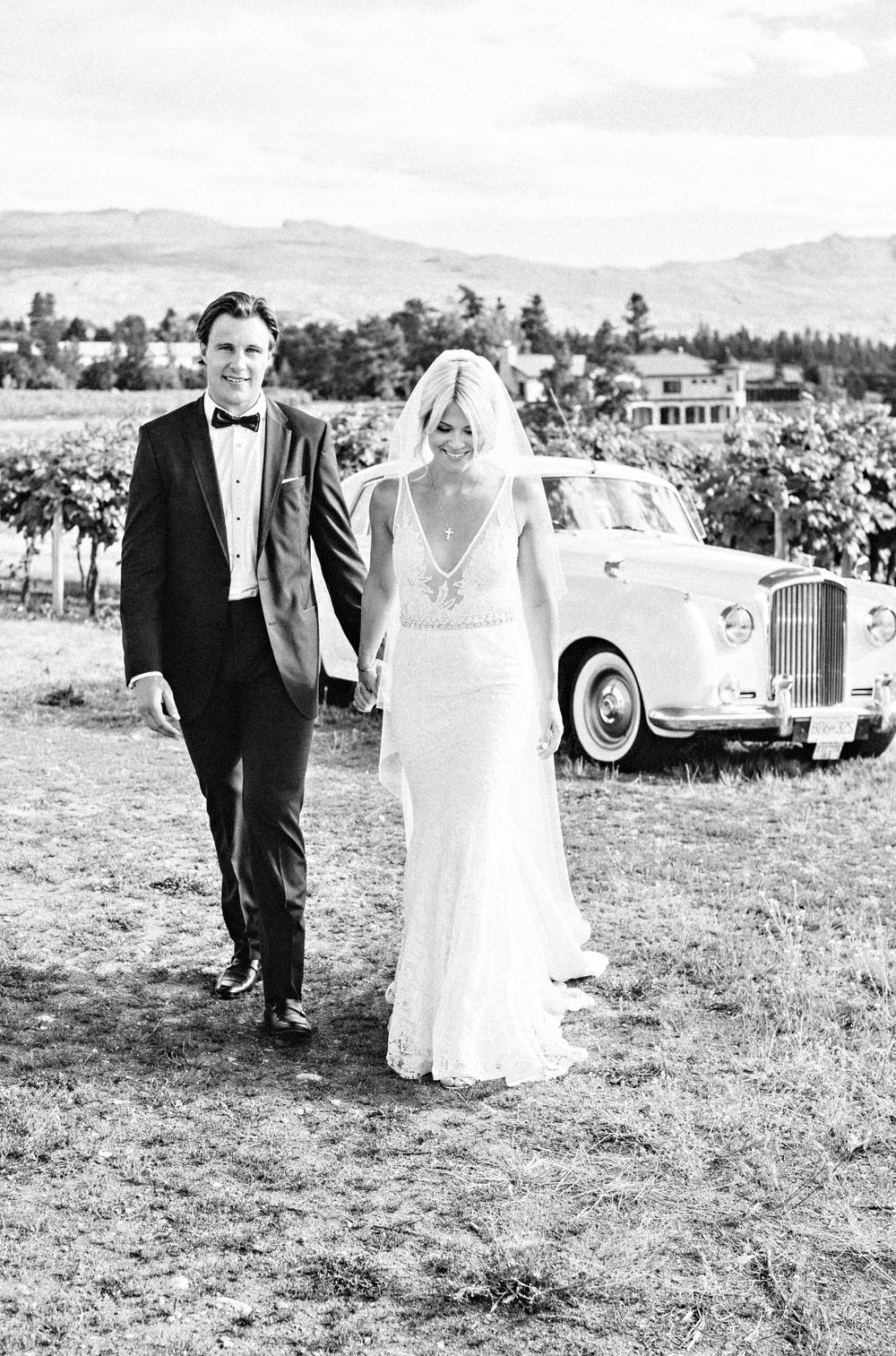 luxury bride and groom portrait