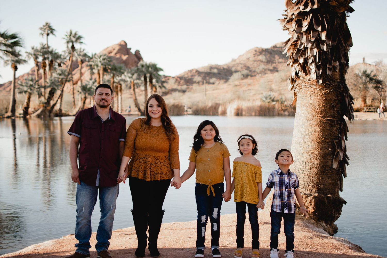 Desert Papago Park family session