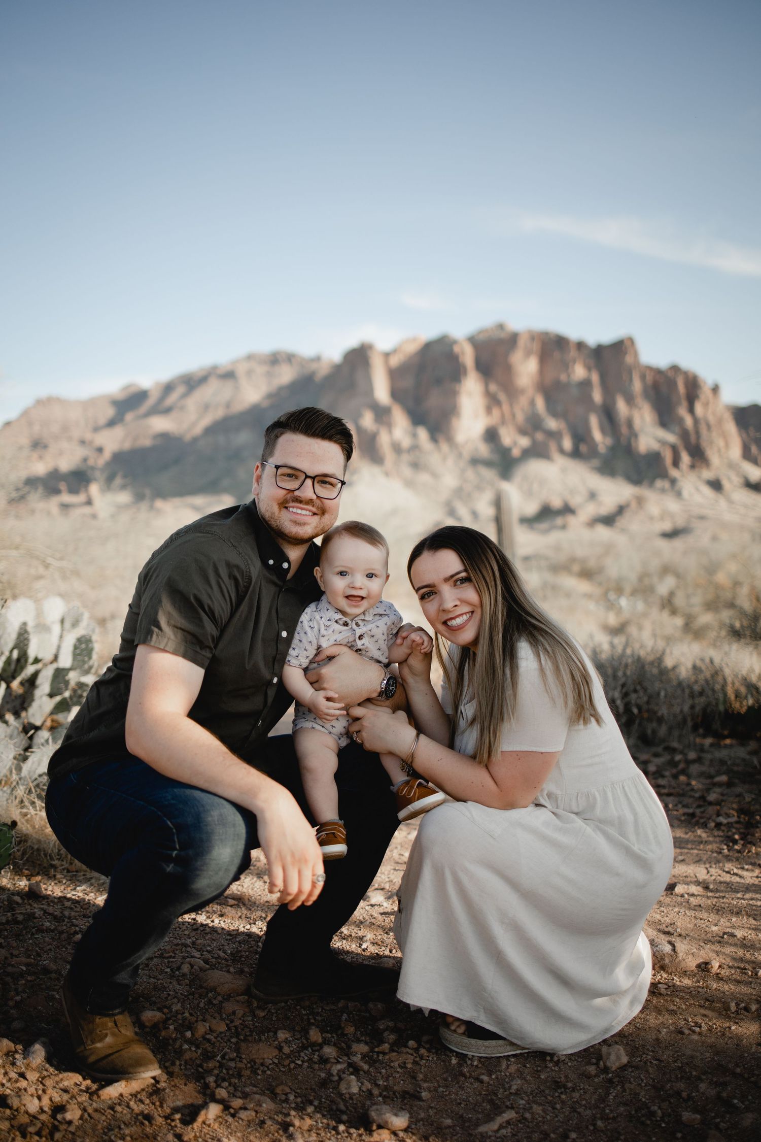 Superstition Mountains desert family session