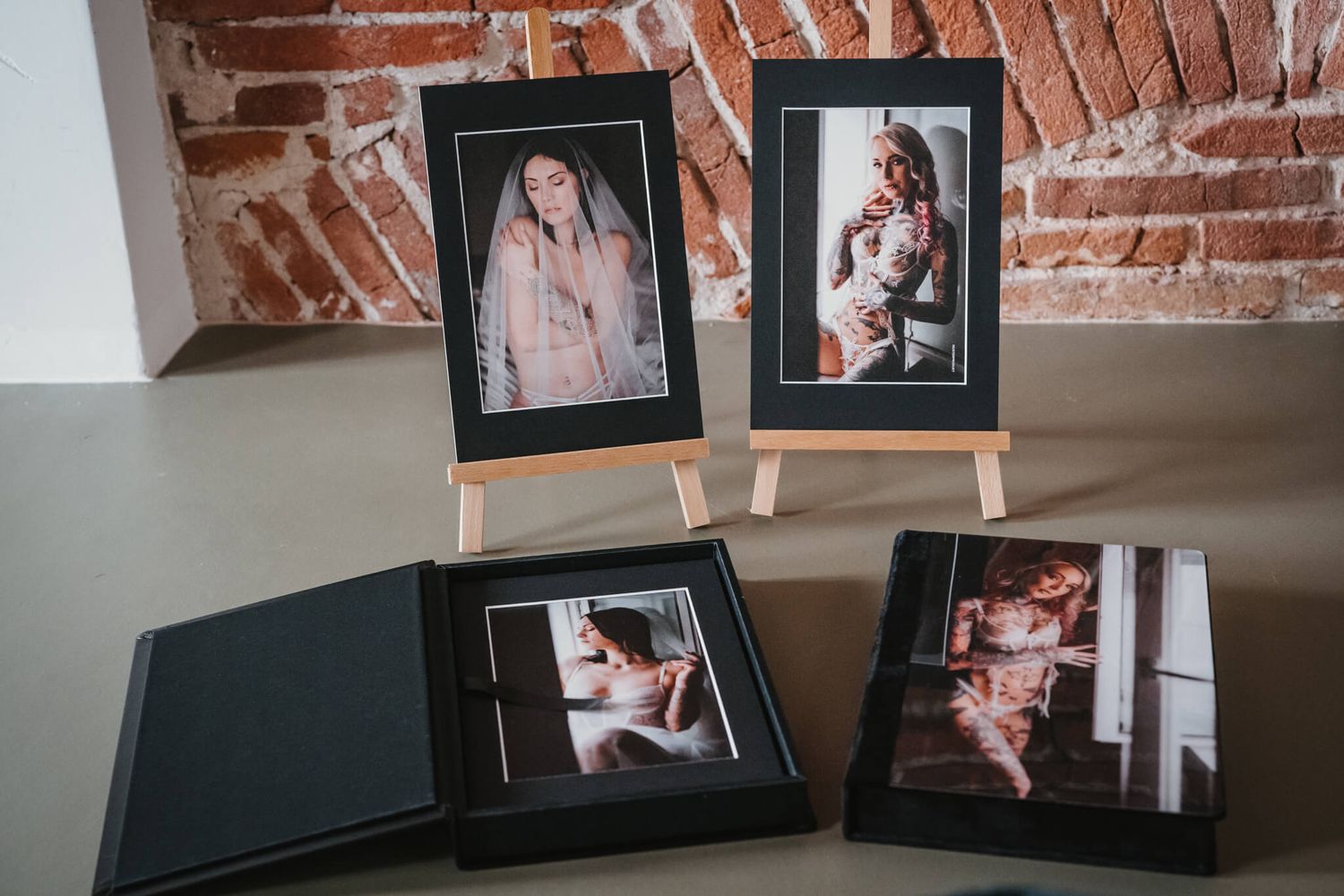 foliobox boudoir fotoshooting passepartout kartonkern kunstdruck fineart drucke hochwertige fotodrucke passepartout  box