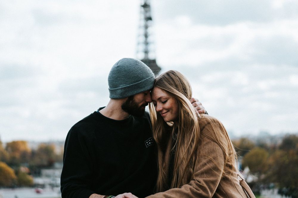 Paris engagement shoot featuring iconic landmarks and timeless romance