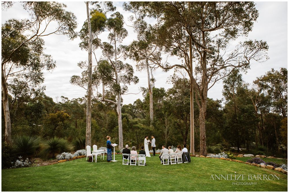 Happs Winery Wedding elopement ceremony