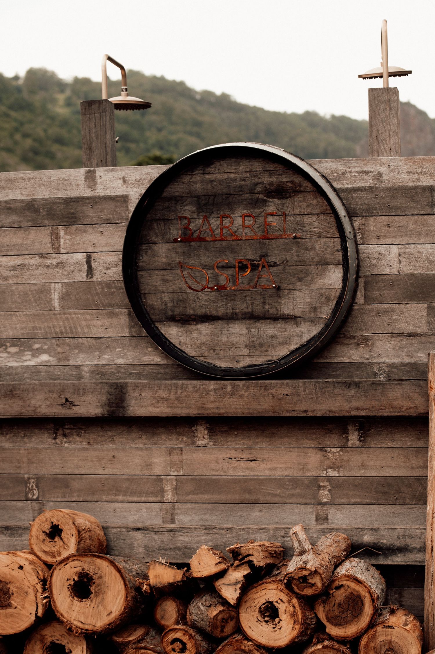 Barrel Spa Sign