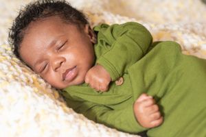 precious baby boy. Close-up of newborn during Houston lifestyle newborn photography session