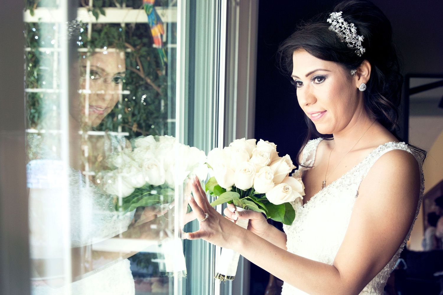 Bridal Portraits; Wedding Photos taken before the ceremony. Wedding Photographer.