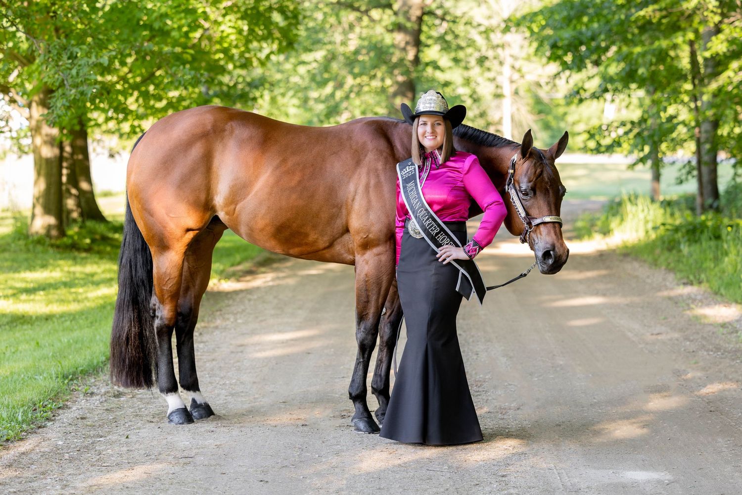 Katherine West, Michigan Quarter Horse Queen