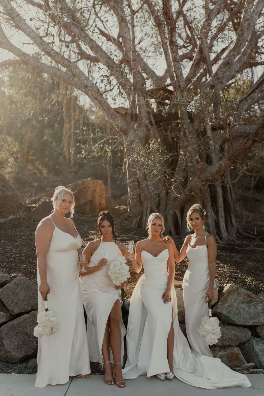 Bridesmaids on Hamilton Island.
