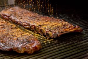 food branding images for menu item; southern BBQ ribs