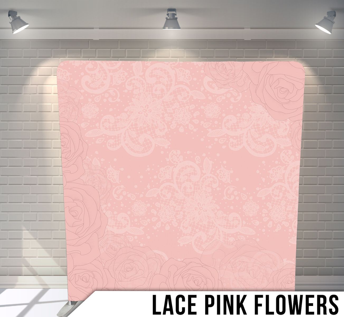 Delicate pink floral paisley pattern background with ornate swirling designs.